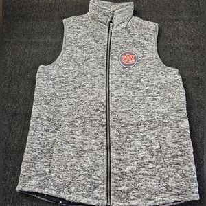 Gameday Couture Auburn University Tigers Gray Full-Zip Vest Women's Size Medium